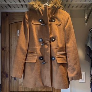 Women’s Calvin Klein Peacoat...Tan..Size 4